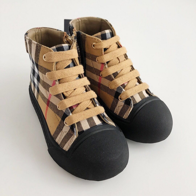 Burberry BBR high-gang magic patch shoes 26-35-48c9f0dc